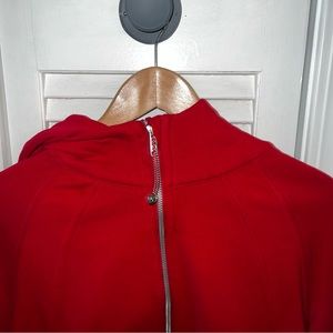 NWT Lululemon Scuba Oversized Full-Zip Dark Red Size XS/S